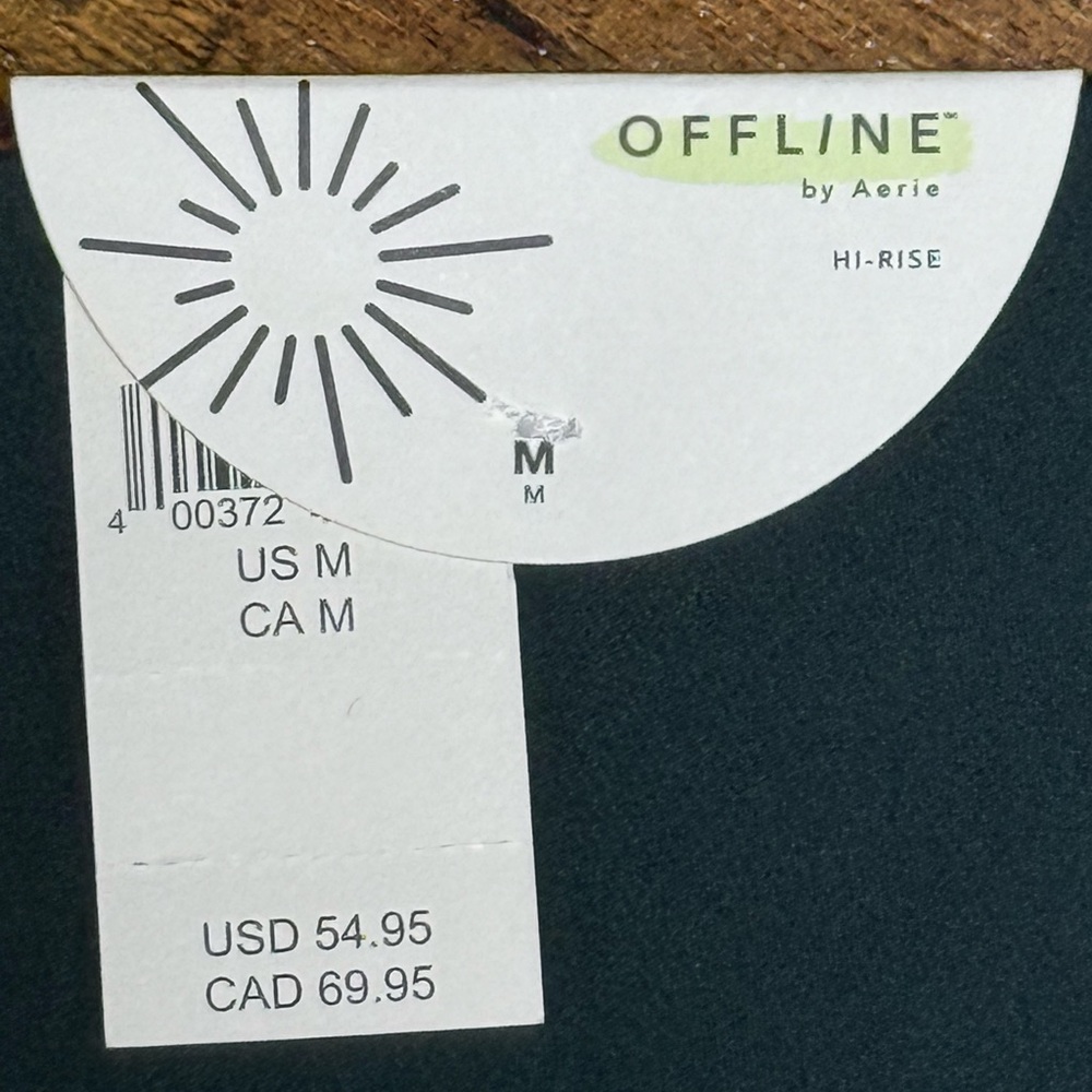 Aerie Deep Green OFFLINE Hi-Rise Pants - Picture 4 of 5